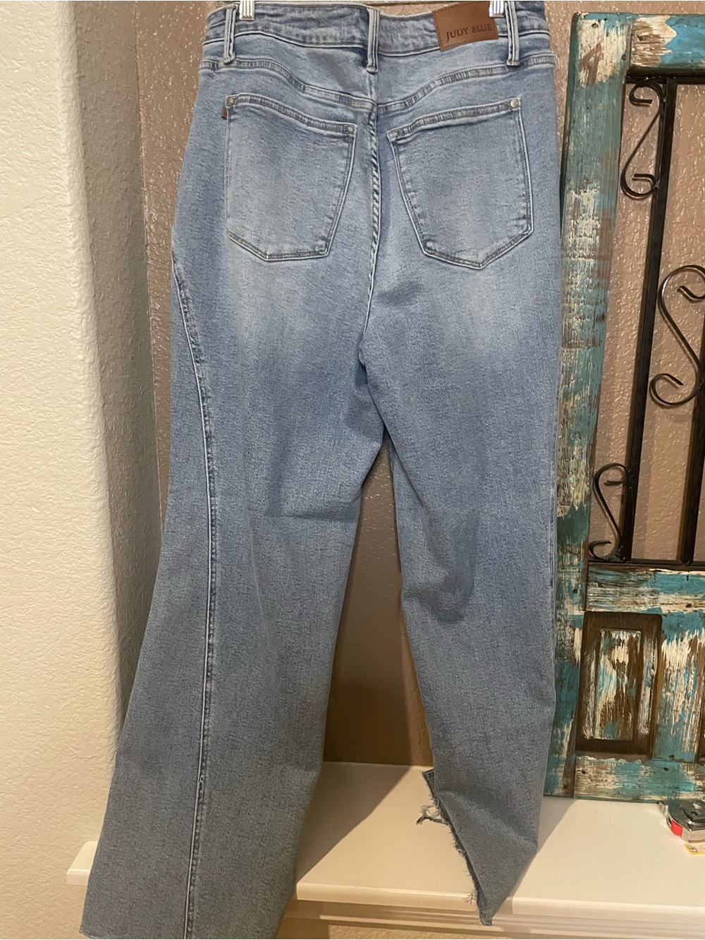 Judy Blue Light Wash Wide-Leg Flare Jeans - Picture 3 of 3